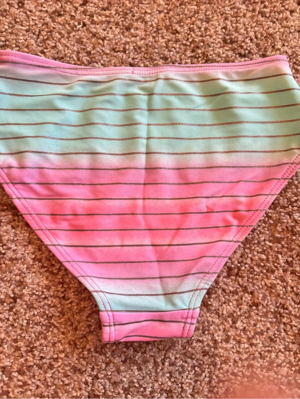 Girls Unicorn 2-Piece Swimsuit Tankini – Size 6X (Worn once)